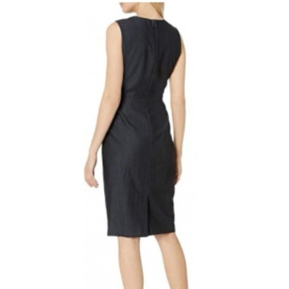 Calvin Klein gray denim sheath dress zip ‼️must bundle or buy now, no discount‼️ - Picture 4 of 15